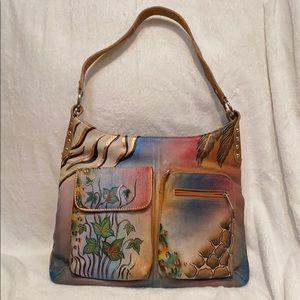 Biacci Leather shoulder bag